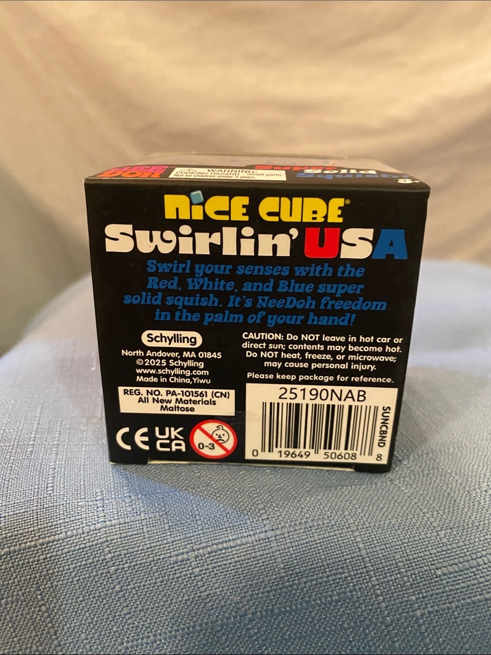 Special Limited Edition NeeDoh Nice Cube Swirlin USA, 1 pc - Picture 4 of 4